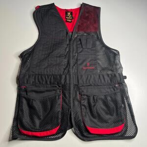 Browning Shooting Vest Mesh Black Red XL Tactical Hunting Range Outdoor